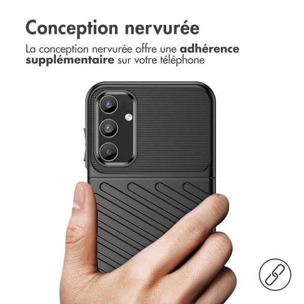 imoshion Coque arrière Thunder Samsung Galaxy A15 (5G/4G) - Noir