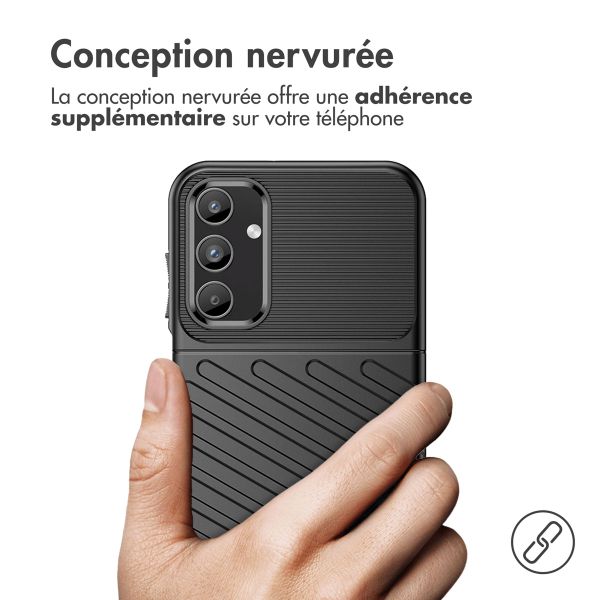 imoshion Coque Arrière Thunder Samsung Galaxy A15 (5G/4G) - Noir