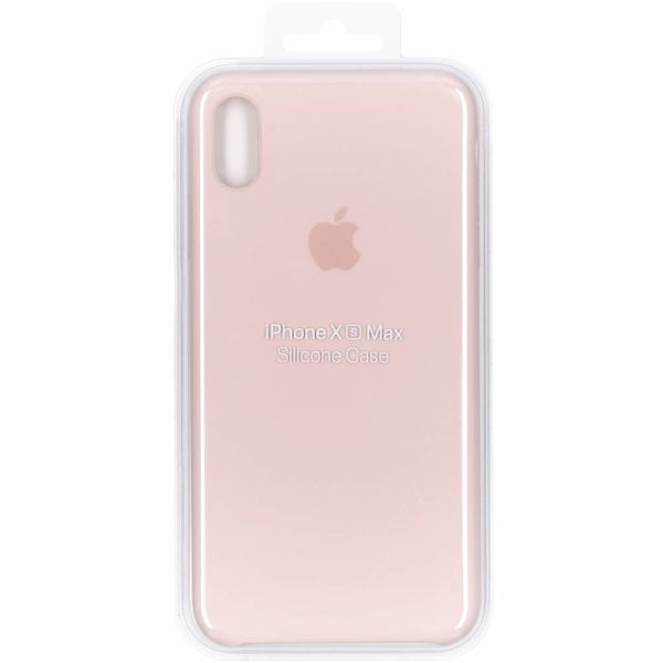 Apple Coque en silicone iPhone Xs Max - Pink Sand