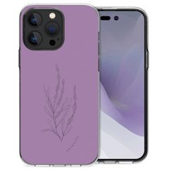 imoshion Coque Design iPhone 14 Pro Max - Floral Purple