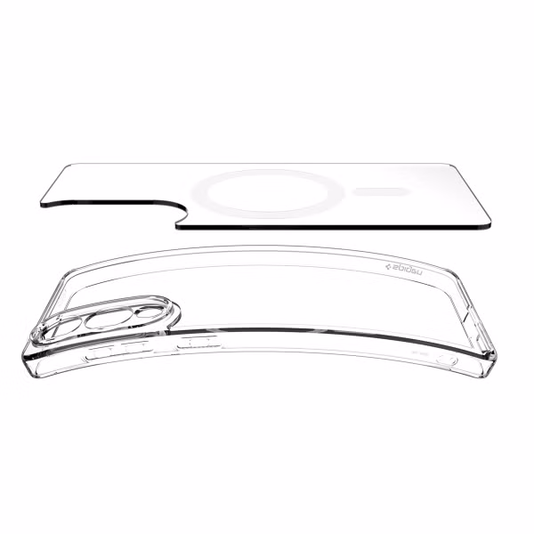 Spigen Coque Ultra Hybrid MagSafe Samsung Galaxy S25 Edge - Clear / White