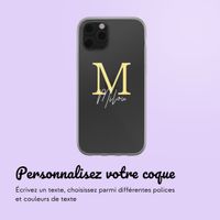 Coque avec votre propre photo et/ou texte Apple iPhone 12 (Pro) - Letter