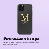 Coque personnalisée avec une lettre iPhone 12 (Pro) - Transparent