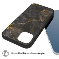 imoshion Coque Design iPhone 14 - Black Marble