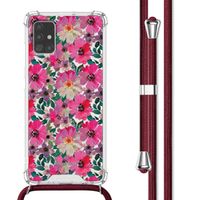 imoshion Coque Design avec cordon Samsung Galaxy A51 - Flower Water