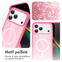 imoshion Coque Pailletée avec MagSafe Apple iPhone 17 Pro Max - Rose