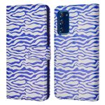 imoshion ﻿Étui de téléphone portefeuille Design Samsung Galaxy S20 FE - White Blue Stripes