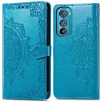 imoshion Etui de téléphone portefeuille Mandala Motorola Edge 30 - Turquoise