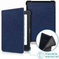 imoshion Étui de liseuse portefeuille Slim Soft Kobo Nia - Bleu foncé