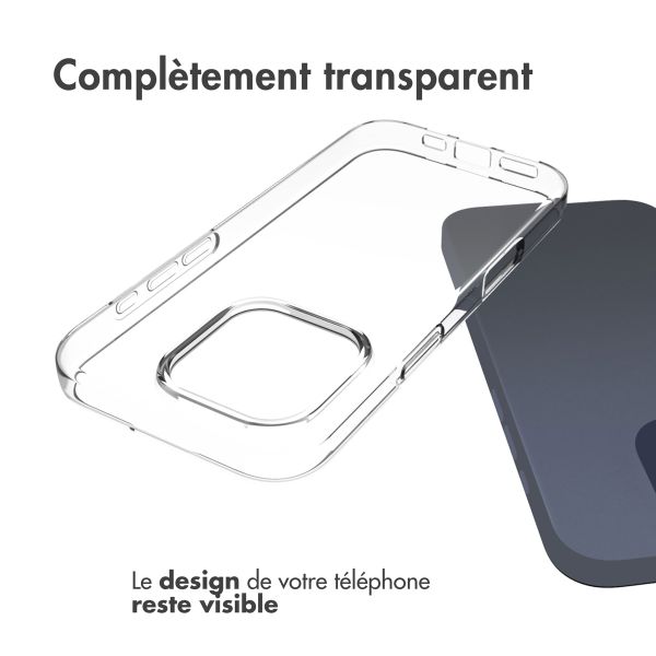 Accezz Coque Clear Apple iPhone 16 Pro - Transparent