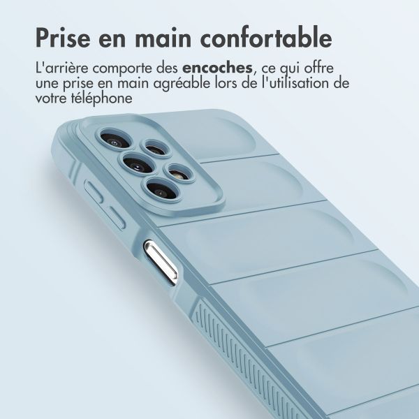 imoshion Coque arrière EasyGrip Samsung Galaxy A23 (5G) - Bleu clair