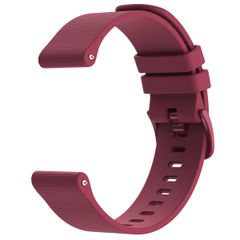 imoshion Bracelet sport en silicone avec boucle - Connexion universelle 20 mm - Rouge foncé