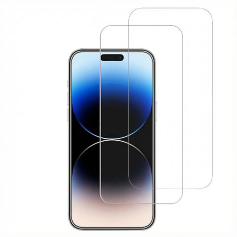 Accezz Protection d'écran en verre trempé 2-pack Apple iPhone 15 / 15 Pro / 16