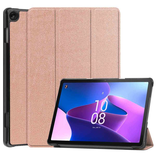 imoshion Coque tablette Design Trifold Lenovo Tab M10 (3rd gen) - Rose Dorée