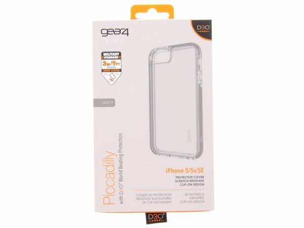 ZAGG Coque Piccadilly iPhone SE / 5 / 5s - Gris