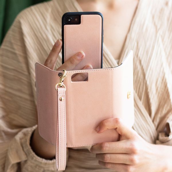 Selencia Pochette amovible en cuir végétalien Eny Samsung Galaxy A51