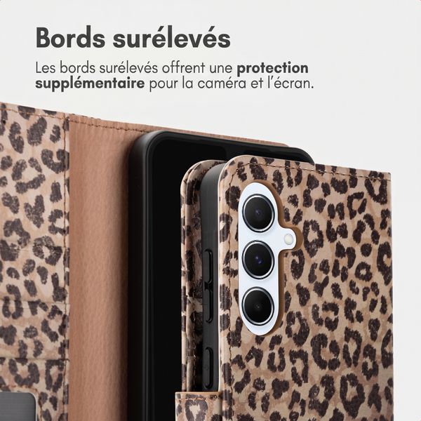 imoshion Étui de télephone portefeuille Design Samsung Galaxy A56 - Leopard Mood