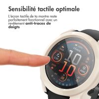 imoshion Coque rigide à couverture complète Garmin Fenix 8 - 43 mm - Beige