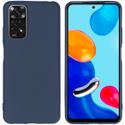 imoshion Coque Couleur Xiaomi Redmi Note 11 (4G) / Note 11S (4G) - Bleu foncé