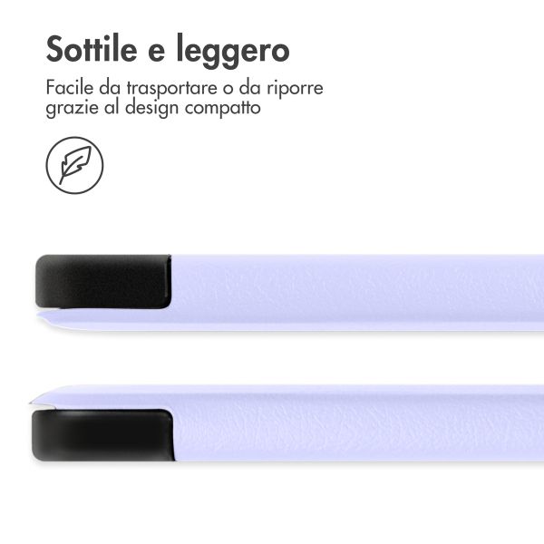 imoshion Coque tablette Trifold Samsung Galaxy Tab A8 - Lila