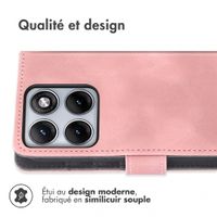 imoshion Etui de télephone portefeuille avec cordon Motorola Edge 70 Fusion - Rose