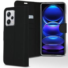 Accezz Étui de télephone Wallet Xiaomi Redmi Note 12 Pro Plus - Noir