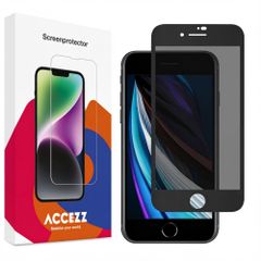 Accezz Protection d'écran en verre trempé Privacy Apple iPhone SE (2022 / 2020)
