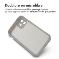 imoshion Coque arrière EasyGrip iPhone 12 - Gris