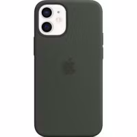 Apple Coque en silicone MagSafe Apple iPhone 12 Mini - Cypress Green