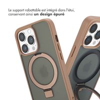 Accezz Coque Ring Stand avec MagSafe iPhone 13 Pro Max - Brown