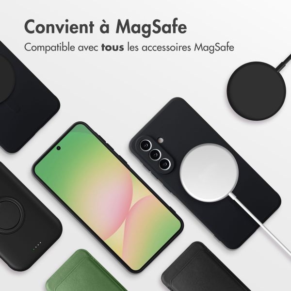 imoshion Coque Couleur avec MagSafe Samsung Galaxy A56 - Noir