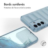 imoshion Coque arrière EasyGrip Samsung Galaxy S24 - Bleu clair