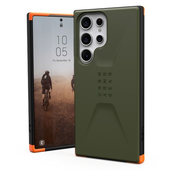 UAG Coque Civilian Samsung Galaxy S23 Ultra - Olive Drab