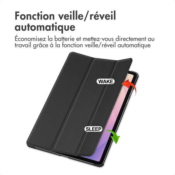 imoshion Coque tablette Trifold Samsung Galaxy Tab S11 - Noir