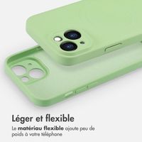 imoshion Coque Couleur avec MagSafe iPhone 15 - Vert