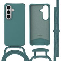imoshion Coque arrière Color avec cordon amovible et MagSafe Samsung Galaxy S26 - Dark Green