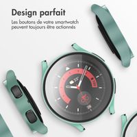 imoshion Coque rigide à couverture complète Samsung Galaxy Watch 4 - 44 mm - Vert foncé