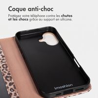 imoshion Étui de télephone portefeuille Design Apple iPhone 17 - Leopard Mood