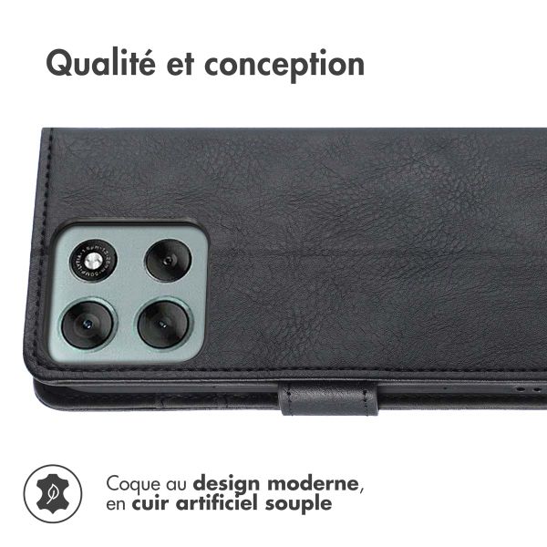 imoshion Étui de télephone portefeuille Motorola Moto G86 Power - Noir
