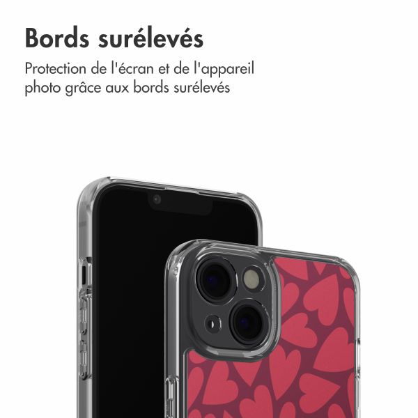 imoshion Coque Design Apple iPhone 14 - Hearty Coral Dust