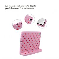 imoshion Coque arrière Kidsproof Design avec poignée Apple iPad 11 (2025) 11 pouces A16 / iPad 10 (2022) 10.9 pouces - Cœurs
