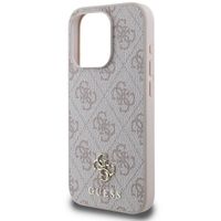 Guess Coque 4G Metal Logo MagSafe Apple iPhone 15 Pro - Rose