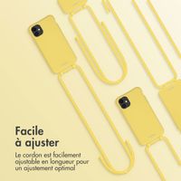 imoshion Coque de couleur avec cordon amovible iPhone 11 - Jaune