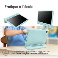 imoshion Coque kidsproof avec poignée iPad 9 (2021) 10.2 pouces / iPad 8 (2020) 10.2 pouces / iPad 7 (2019) 10.2 pouces - Soft Blue