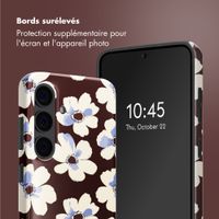 Selencia Coque arrière Vivid Samsung Galaxy S24 - Choco Flower Pop