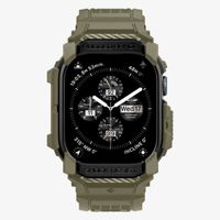 Spigen Coque Rugged Armor™ Pro Apple Watch 10 - 46 mm - Vintage Khaki