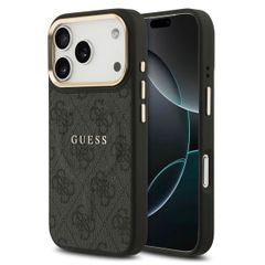 Guess Coque MagSafe Classic avec logo 4G Apple iPhone 17 Pro - Noir