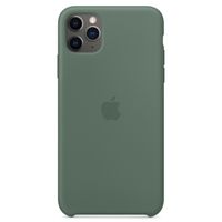 Apple Coque en silicone Apple iPhone 11 Pro Max - Pine Green