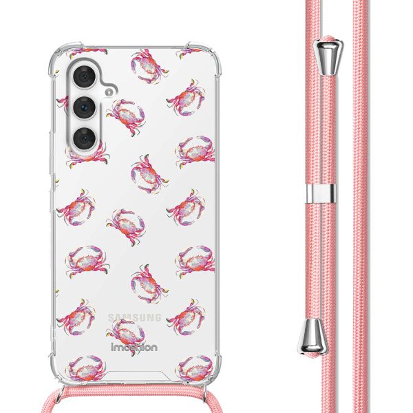 imoshion Coque Design avec cordon Samsung Galaxy A54 (5G) - Crab Watercolor