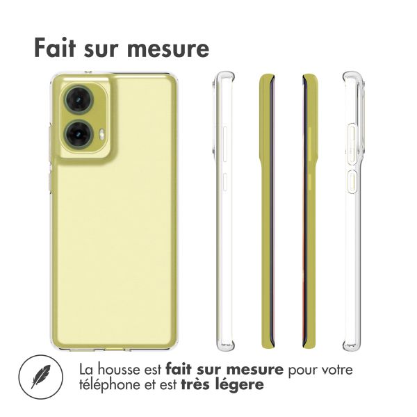 Accezz Coque Clear Motorola Moto G85 - Transparent